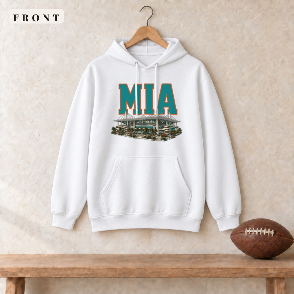 Hoodie · White · front · Miami Home Field Advantage hoodie in white