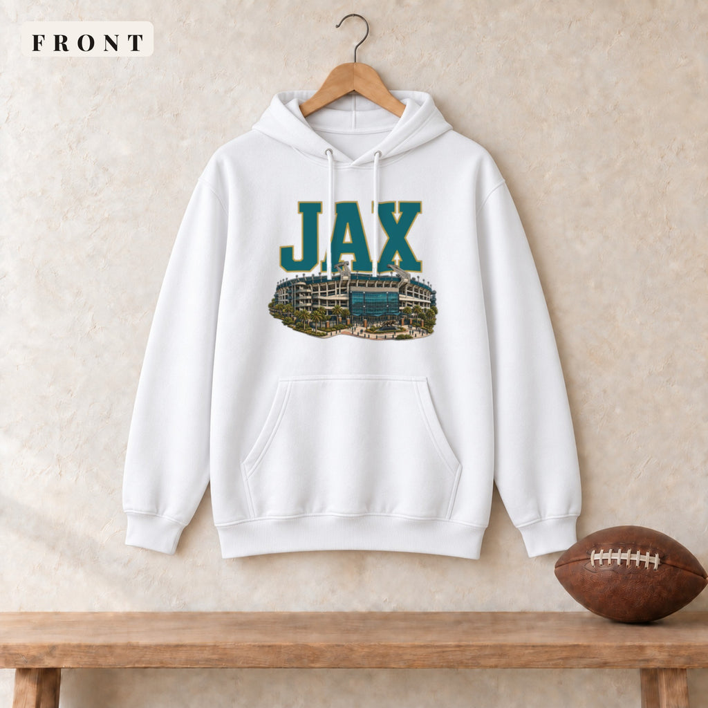 Hoodie · White · front · Jacksonville Home Field Advantage hoodie in white