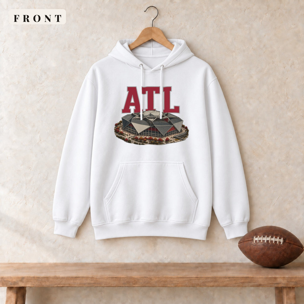 Hoodie · White · front · Atlanta Home Field Advantage hoodie in white
