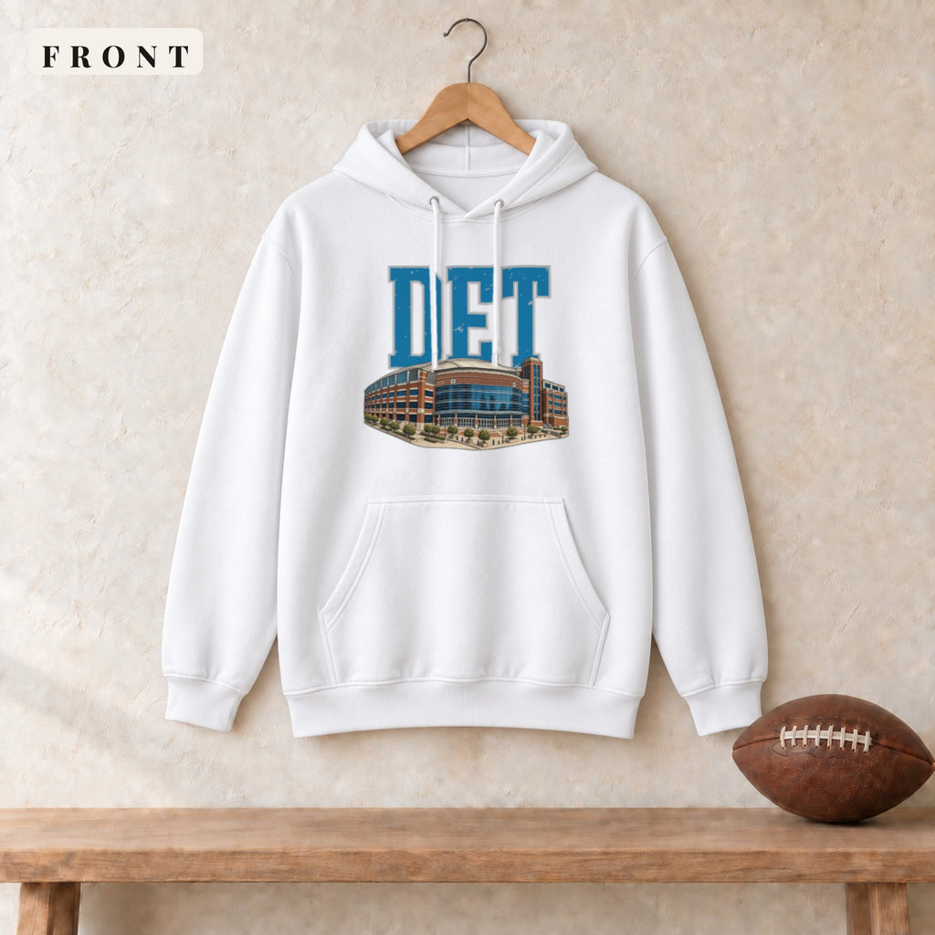 Hoodie · White · front · Detroit Home Field Advantage hoodie in white