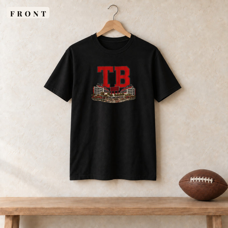 Tee · Black · front · Tampa Bay Home Field Advantage tee in black