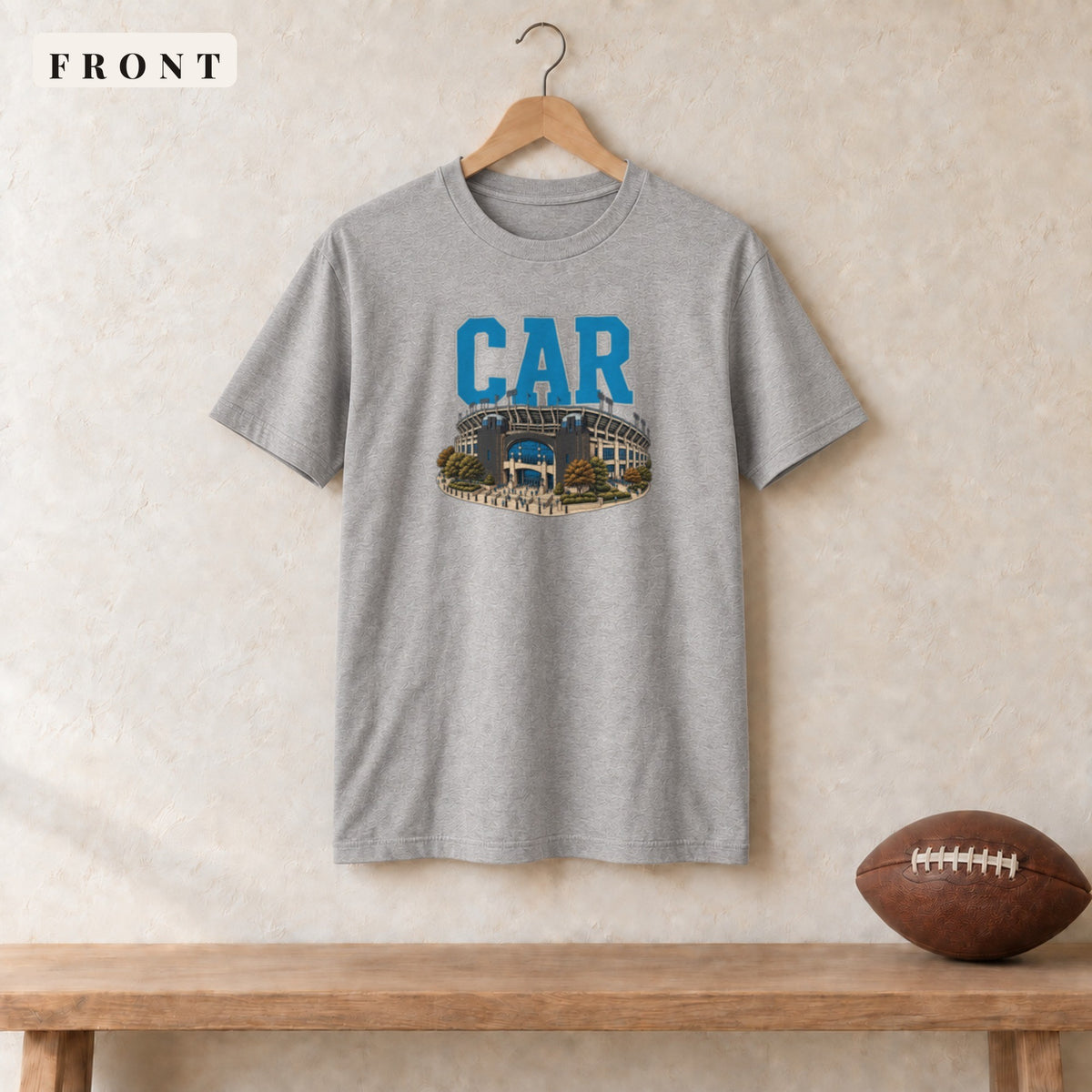 Tee · Sport Grey · front · Carolina Home Field Advantage tee in sport grey
