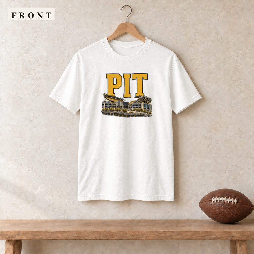 Tee · White · front · Pittsburgh Home Field Advantage tee in white