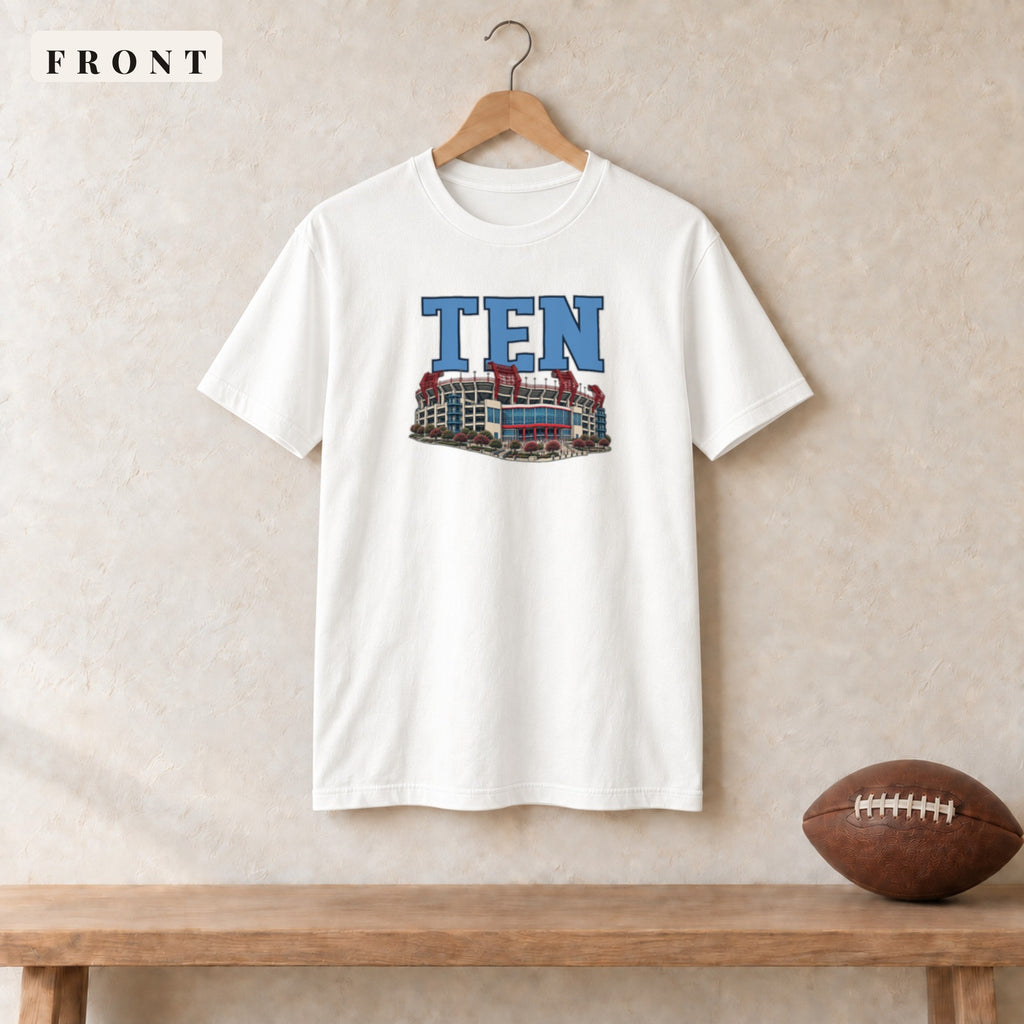 Tee · White · front · Tennessee Home Field Advantage tee in white
