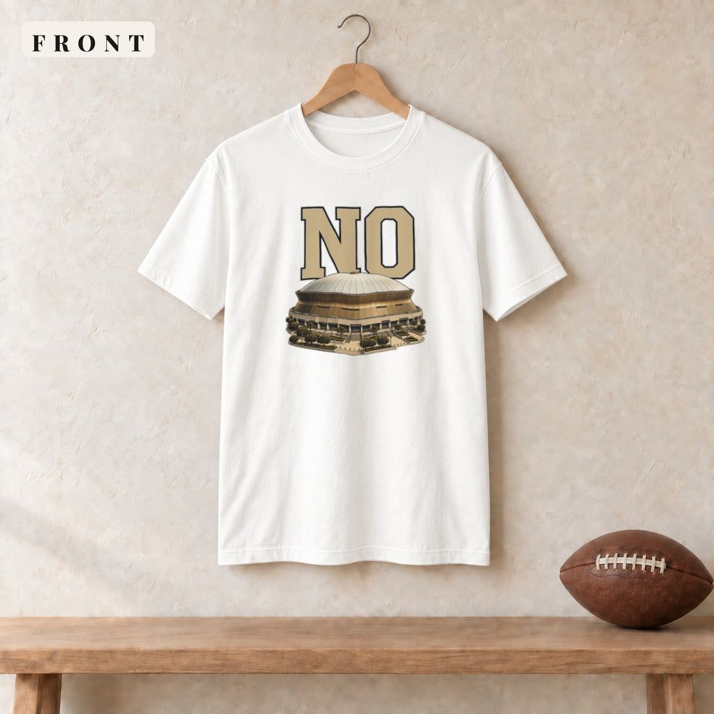 Tee · White · front · New Orleans Home Field Advantage tee in white