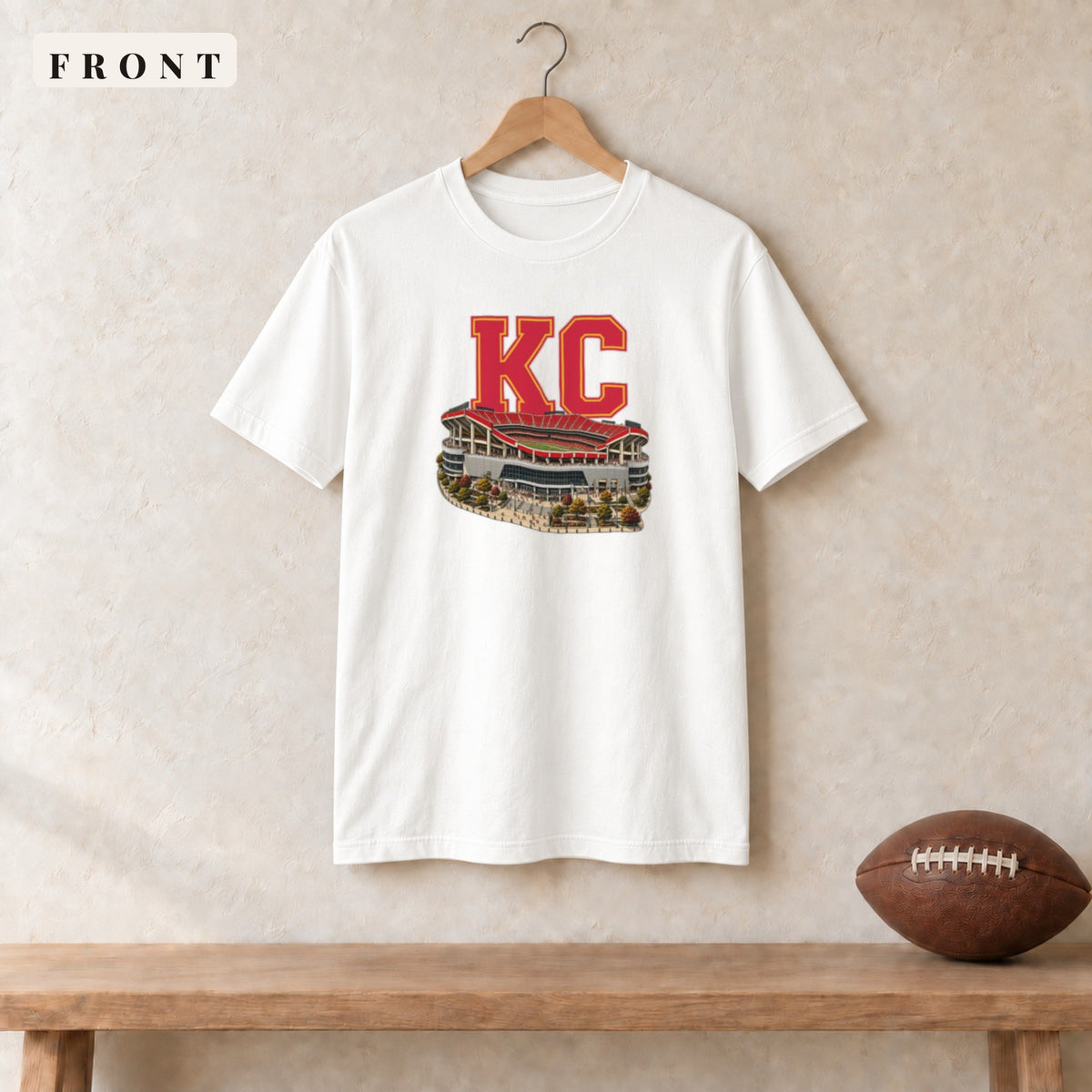 Tee · White · front · Kansas City Home Field Advantage tee in white
