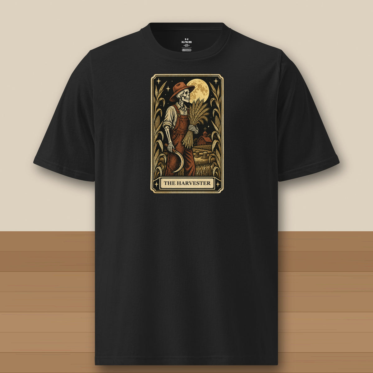 Under Armour Tee · Black · front · All Hollow's Eve The Harvester athletic tee in black