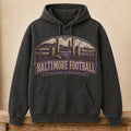 Baltimore Football Hoodie | Field Goals & Fence Rows | Vintage City Game Day Hoodie