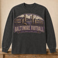 Baltimore Football Long Sleeve | Field Goals & Fence Rows | Vintage City Game Day Long Sleeve