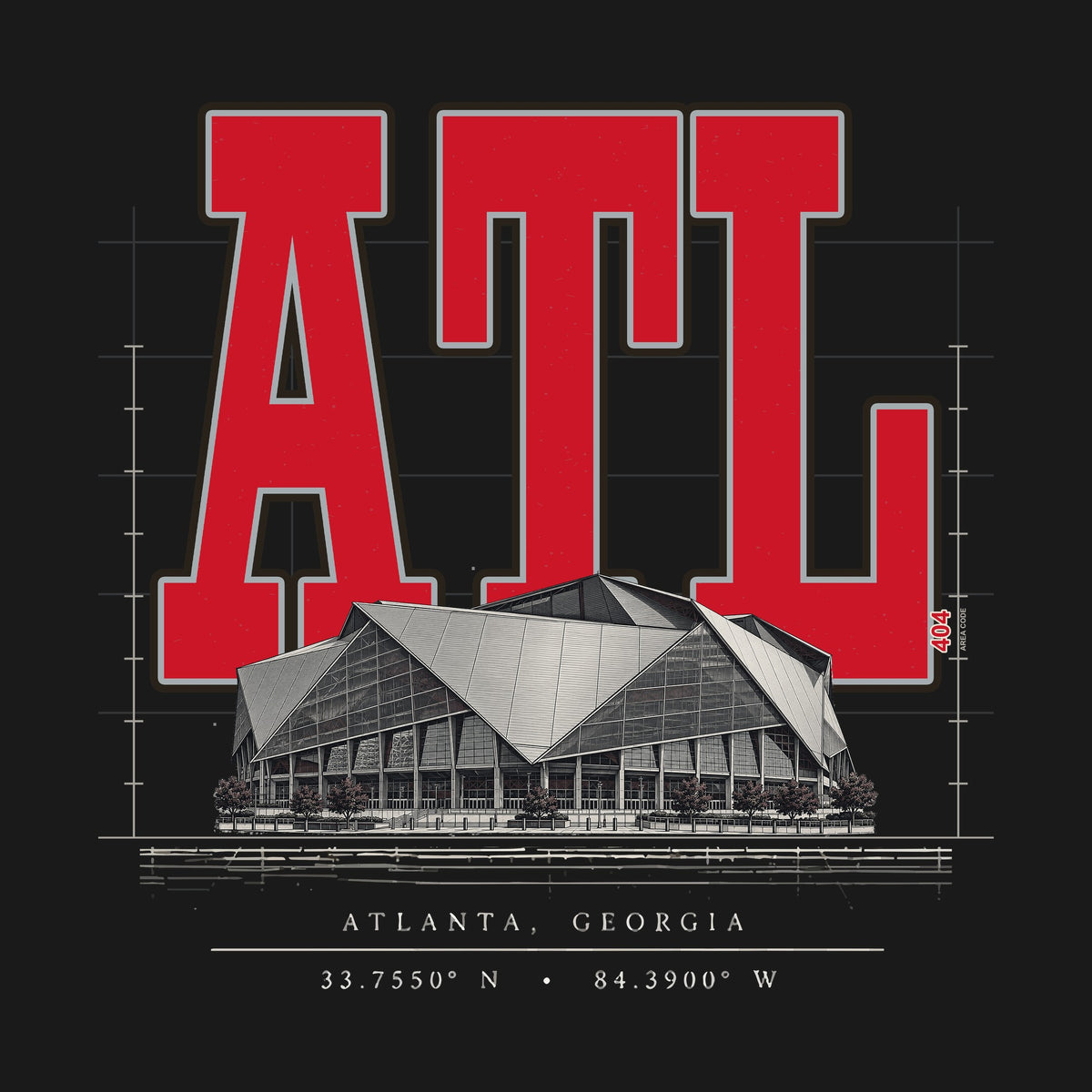 Design · Atlanta · Blueprint City stadium art