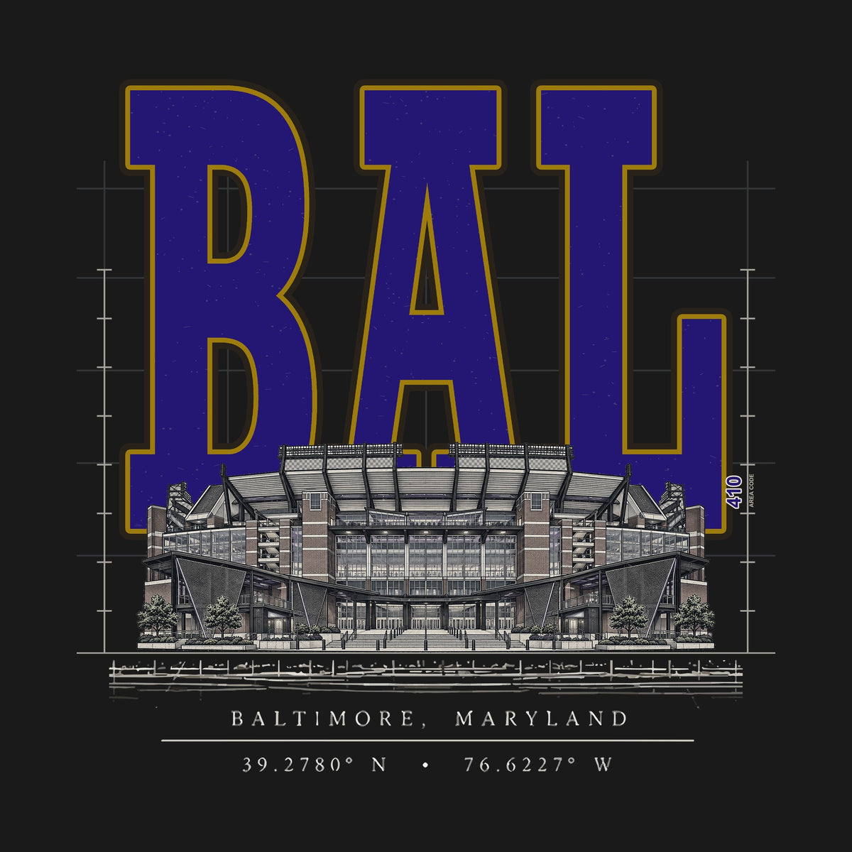 Design · Baltimore · Blueprint City stadium art