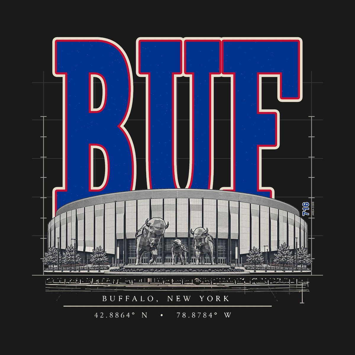 Design · Buffalo · Blueprint City stadium art