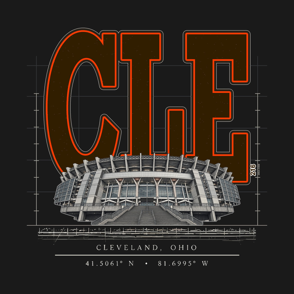 Design · Cleveland · Blueprint City stadium art