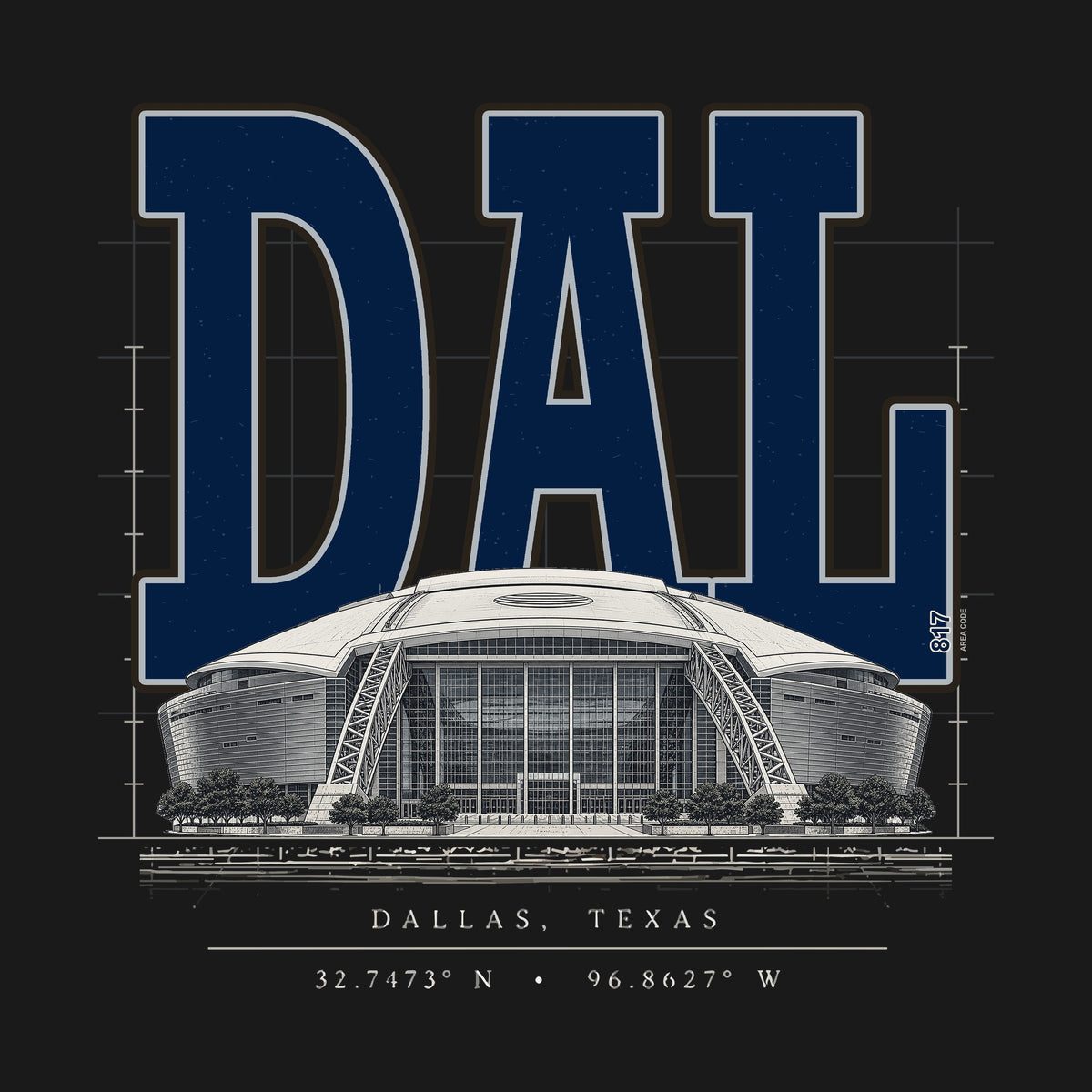 Design · Dallas · Blueprint City stadium art
