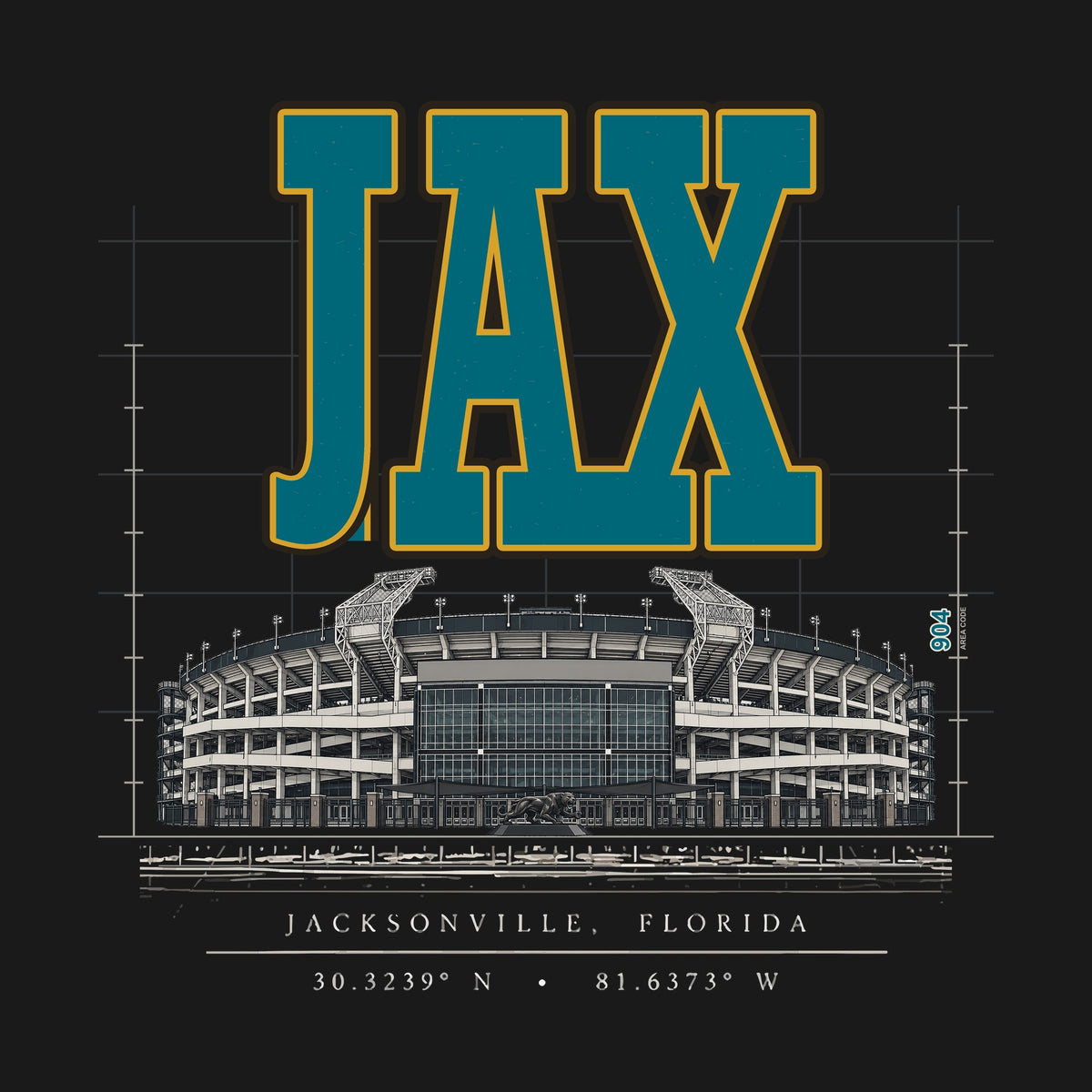 Design · Jacksonville · Blueprint City stadium art