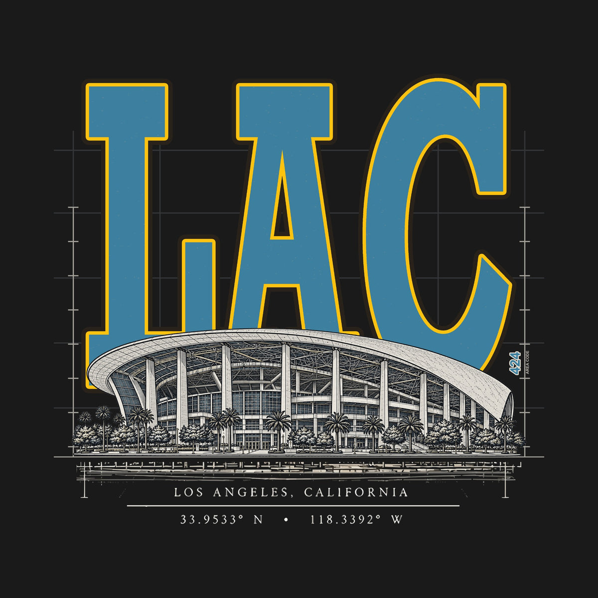 Design · Los Angeles Powder · Blueprint City stadium art