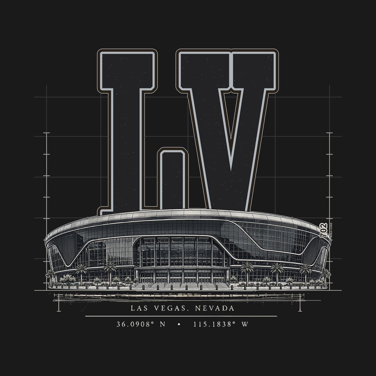 Design · Las Vegas · Blueprint City stadium art