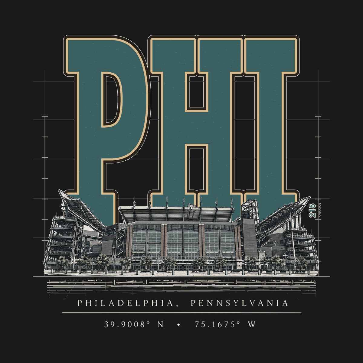 Design · Philadelphia · Blueprint City stadium art