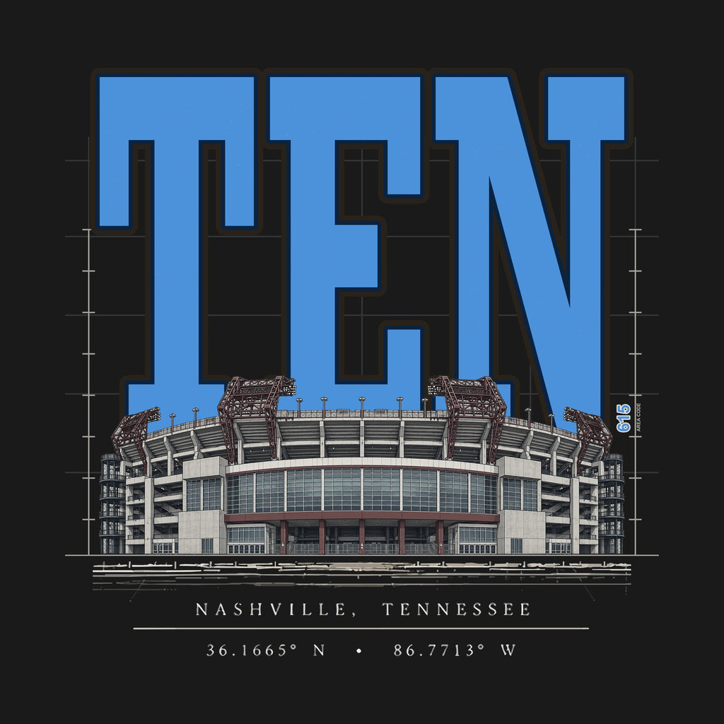 Design · Tennessee · Blueprint City stadium art