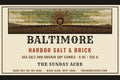 Baltimore — Harbor Salt & Brick — 9 oz Soy Candle