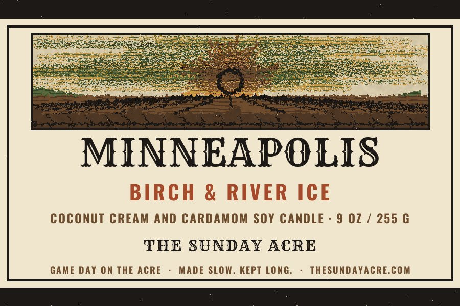 Minneapolis — Birch & River Ice — 9 oz Soy Candle