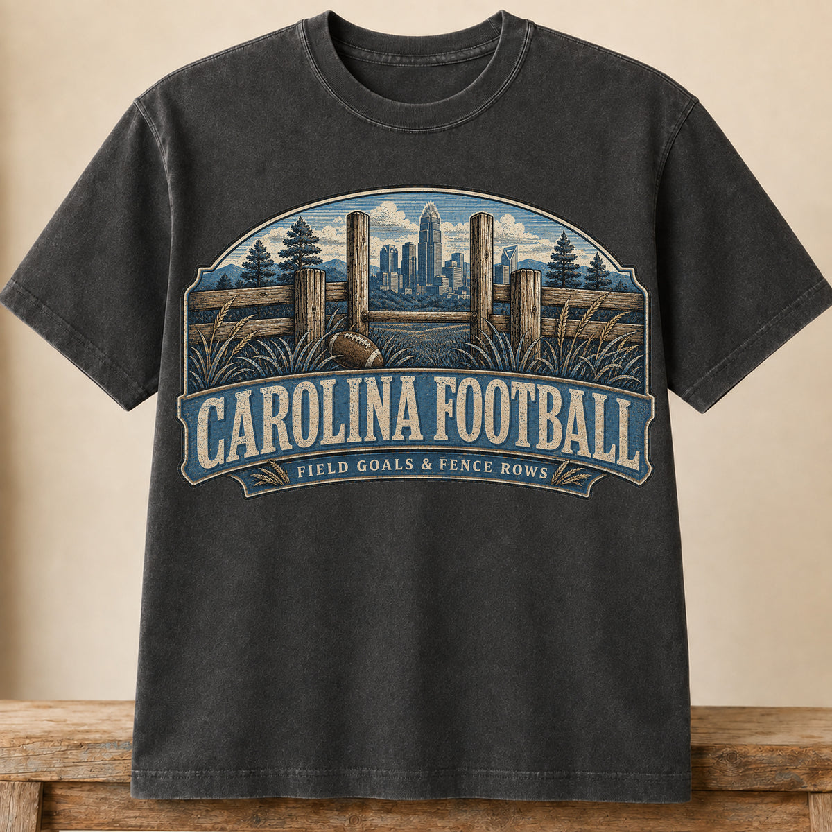 Carolina Football Shirt | Field Goals & Fence Rows | Vintage City Game Day Tee