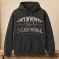 Chicago Football Hoodie | Field Goals & Fence Rows | Vintage City Game Day Hoodie