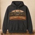 Cincinnati Football Hoodie | Field Goals & Fence Rows | Vintage City Game Day Hoodie