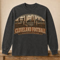 Cleveland Football Long Sleeve | Field Goals & Fence Rows | Vintage City Game Day Long Sleeve