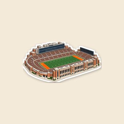 Champaign stadium sticker