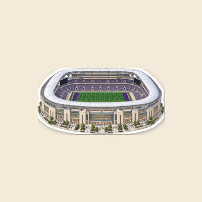 Evanston stadium sticker