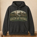 Green Bay Football Hoodie | Field Goals & Fence Rows | Vintage City Game Day Hoodie