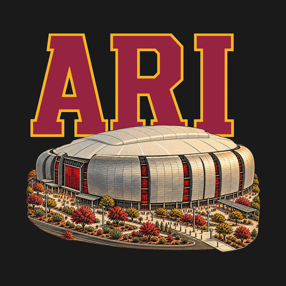 Design · Arizona · Home Field Advantage stadium art