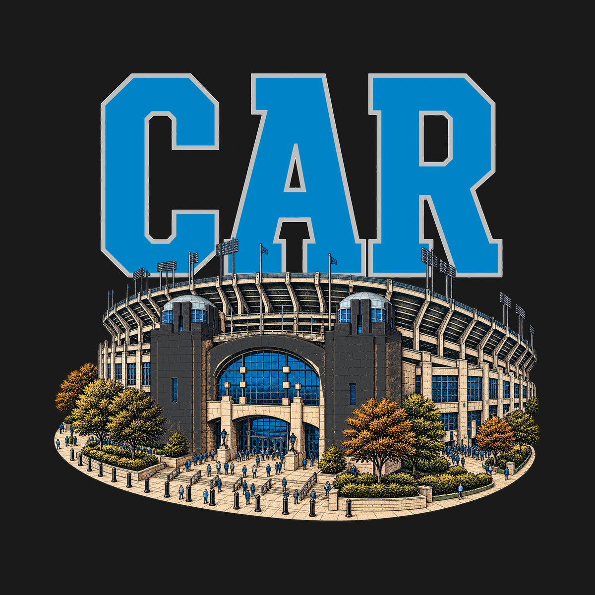 Design · Carolina · Home Field Advantage stadium art