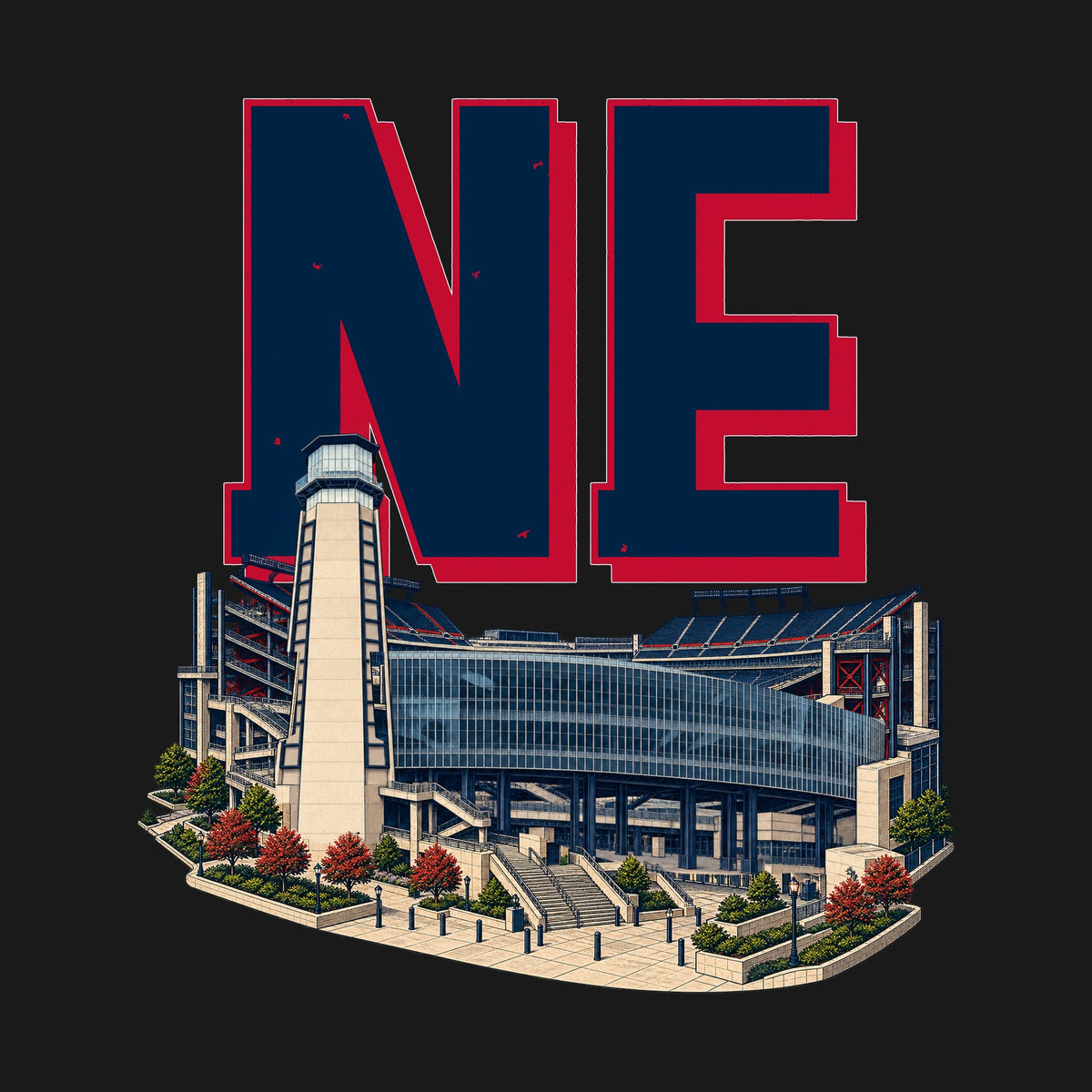 Design · New England · Home Field Advantage stadium art