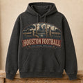 Houston Football Hoodie | Field Goals & Fence Rows | Vintage City Game Day Hoodie