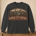 Kansas City Football Long Sleeve | Field Goals & Fence Rows | Vintage City Game Day Long Sleeve