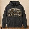 Las Vegas Football Hoodie | Field Goals & Fence Rows | Vintage City Game Day Hoodie