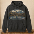 Los Angeles Football (Gold) Hoodie | Field Goals & Fence Rows | Vintage City Game Day Hoodie