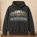 Los Angeles Football (Powder Blue) Hoodie | Field Goals & Fence Rows | Vintage City Game Day Hoodie