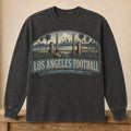 Los Angeles Football (Powder Blue) Long Sleeve | Field Goals & Fence Rows | Vintage City Game Day Long Sleeve