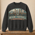 Miami Football Crewneck | Field Goals & Fence Rows | Vintage City Game Day Crewneck
