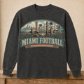 Miami Football Long Sleeve | Field Goals & Fence Rows | Vintage City Game Day Long Sleeve
