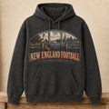 New England Football Hoodie | Field Goals & Fence Rows | Vintage City Game Day Hoodie