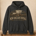 New Orleans Football Hoodie | Field Goals & Fence Rows | Vintage City Game Day Hoodie