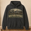 New York Football (Green) Hoodie | Field Goals & Fence Rows | Vintage City Game Day Hoodie
