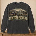 New York Football (Green) Long Sleeve | Field Goals & Fence Rows | Vintage City Game Day Long Sleeve