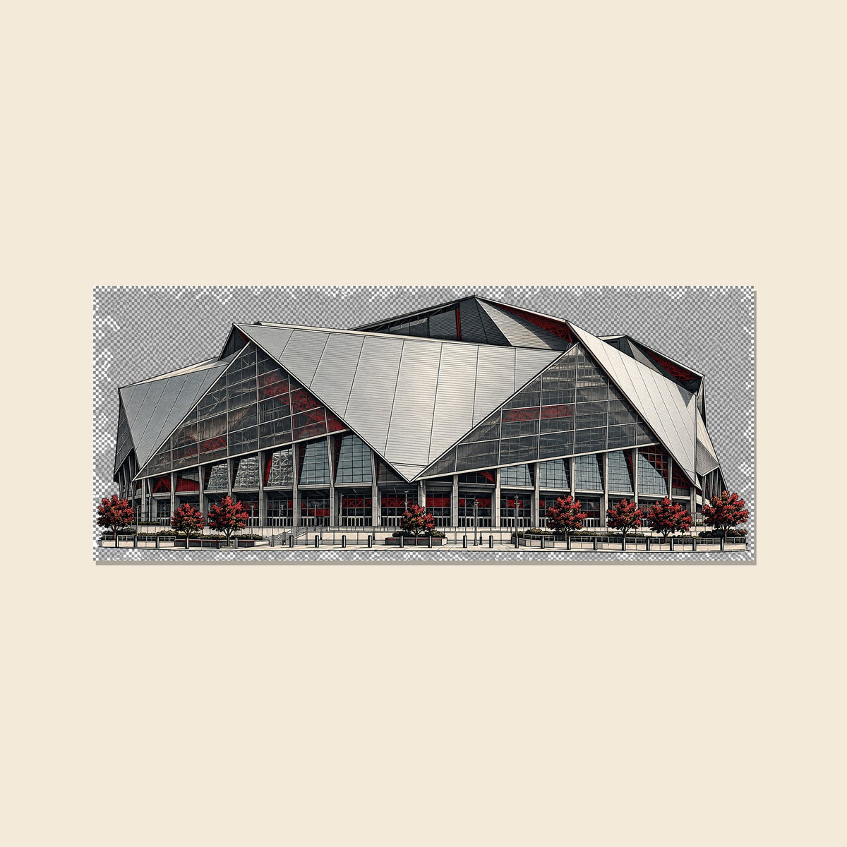 Atlanta stadium sticker