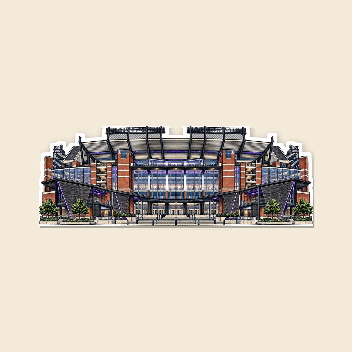 Baltimore stadium sticker