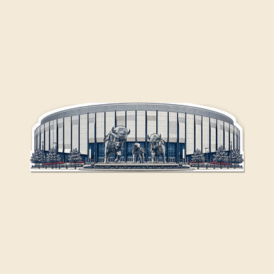 Buffalo stadium sticker